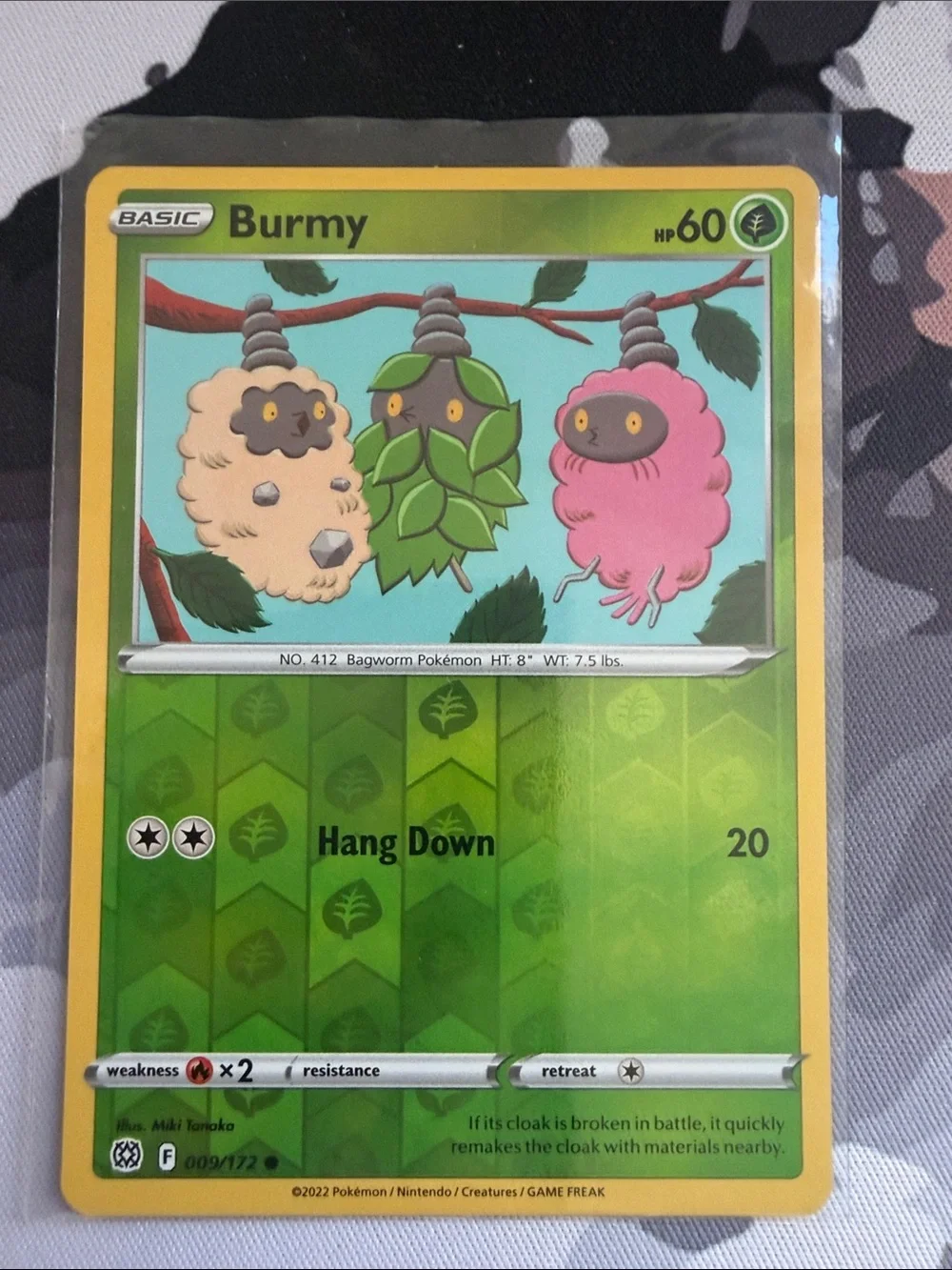 Burmy & Wormadam Pokémon Evolution Card Reverse Holo Lot 🌿 3 Cards ✨5/$25✨